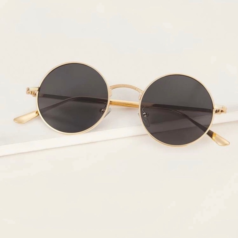 Round Metal Frame Sunglasses